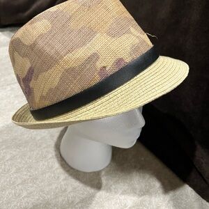 D&Y Camouflage Fedora with Black Band
